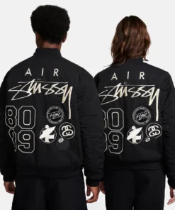 Nike Stussy Black and White Reversible 1