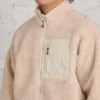 Reversible Sherpa Jacket by Stussy Natural Fleece Outerwear 3