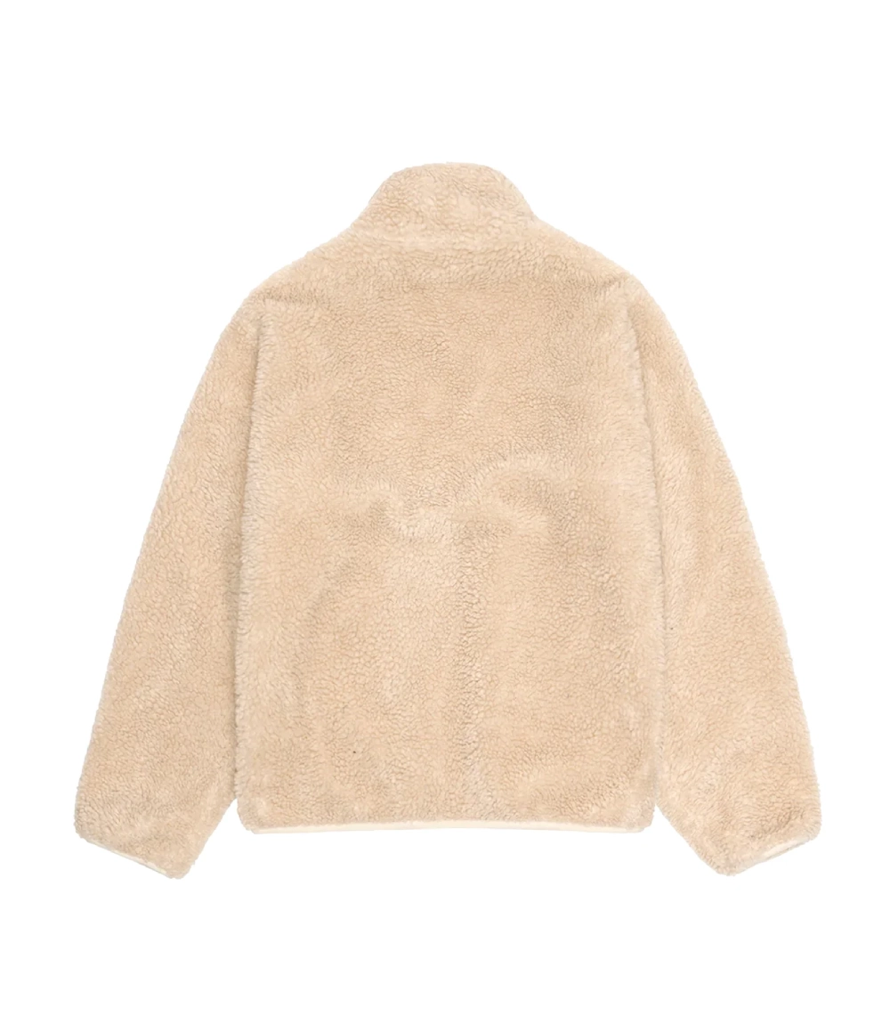 Reversible Sherpa Jacket by Stussy Natural Fleece Outerwear 9