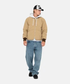 Stussy-8-Ball-Brown-Quilted-Liner-Jacket-full