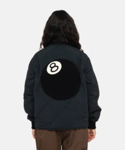 Stussy 8 Ball Nylon Quilted Liner Jacket 2