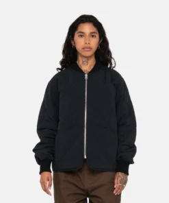 Stussy 8 Ball Nylon Quilted Liner Jacket 3