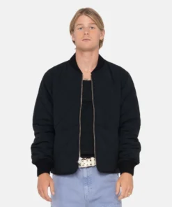 Stussy 8 Ball Nylon Quilted Liner Jacket 4