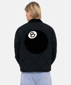 Stussy 8 Ball Nylon Quilted Liner Jacket 5