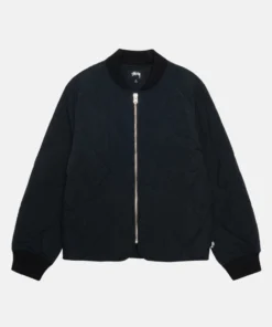 Stussy 8 Ball Nylon Quilted Liner Jacket 9