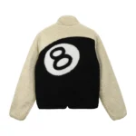 Stussy 8 Ball Reversible Sherpa Jacket – Iconic Classic Stussy Outerwear