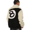 Stussy 8 Ball Reversible Sherpa Jacket (6)