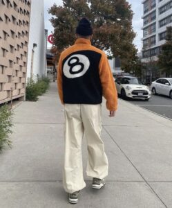 Stussy 8 Ball Sherpa Reversible Jacket (2)