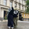 Stussy 8 Ball Sherpa Reversible Jacket Couple