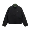 Stussy 8 Ball Sherpa Reversible Jacket Green And Black Streetwear Fleece Jacket (1)