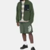 Stussy 8 Ball Sherpa Reversible Jacket Green And Black Streetwear Fleece Jacket (10)