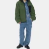 Stussy 8 Ball Sherpa Reversible Jacket Green And Black Streetwear Fleece Jacket (12)
