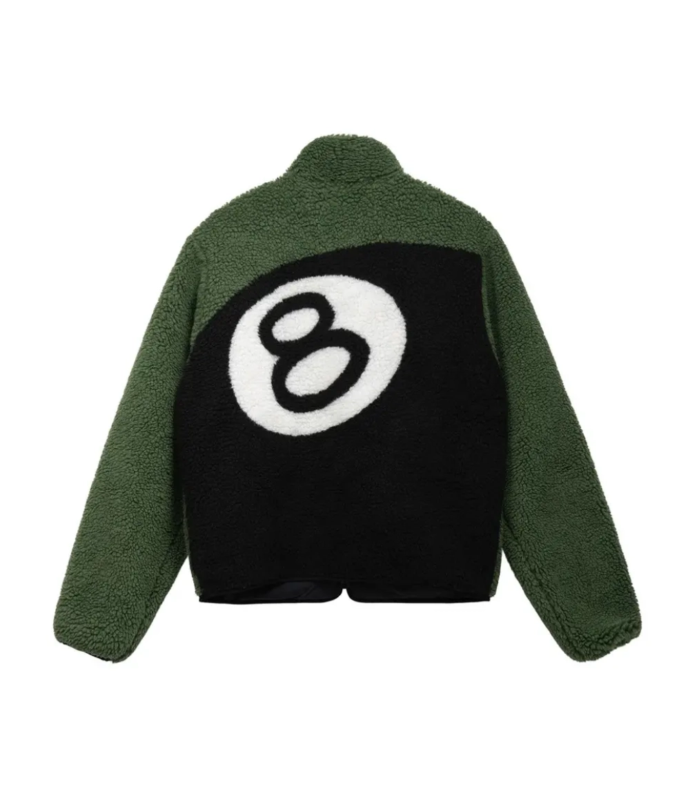 stussy women ジャケット　8ball エイトボール　8ボール Stussy 8 Ball Olive Quilted Liner Jacket