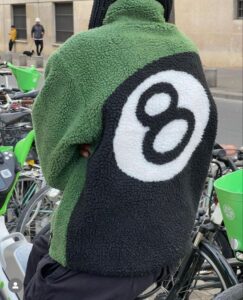 Stussy 8 Ball Sherpa Reversible Jacket Green Review (1)