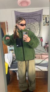 Stussy 8 Ball Sherpa Reversible Jacket Green Review (6)