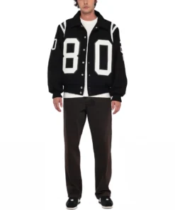 Stussy 80 Wool Letterman Bomber Jacket 4