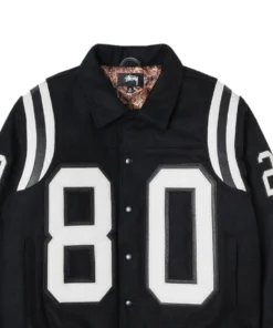 Stussy 80 Wool Letterman Bomber Jacket 6