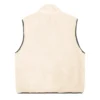 Stussy Beige Sherpa Fleece Reversible Vest (3)