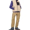 Stussy Beige Sherpa Fleece Reversible Vest For Men (6)