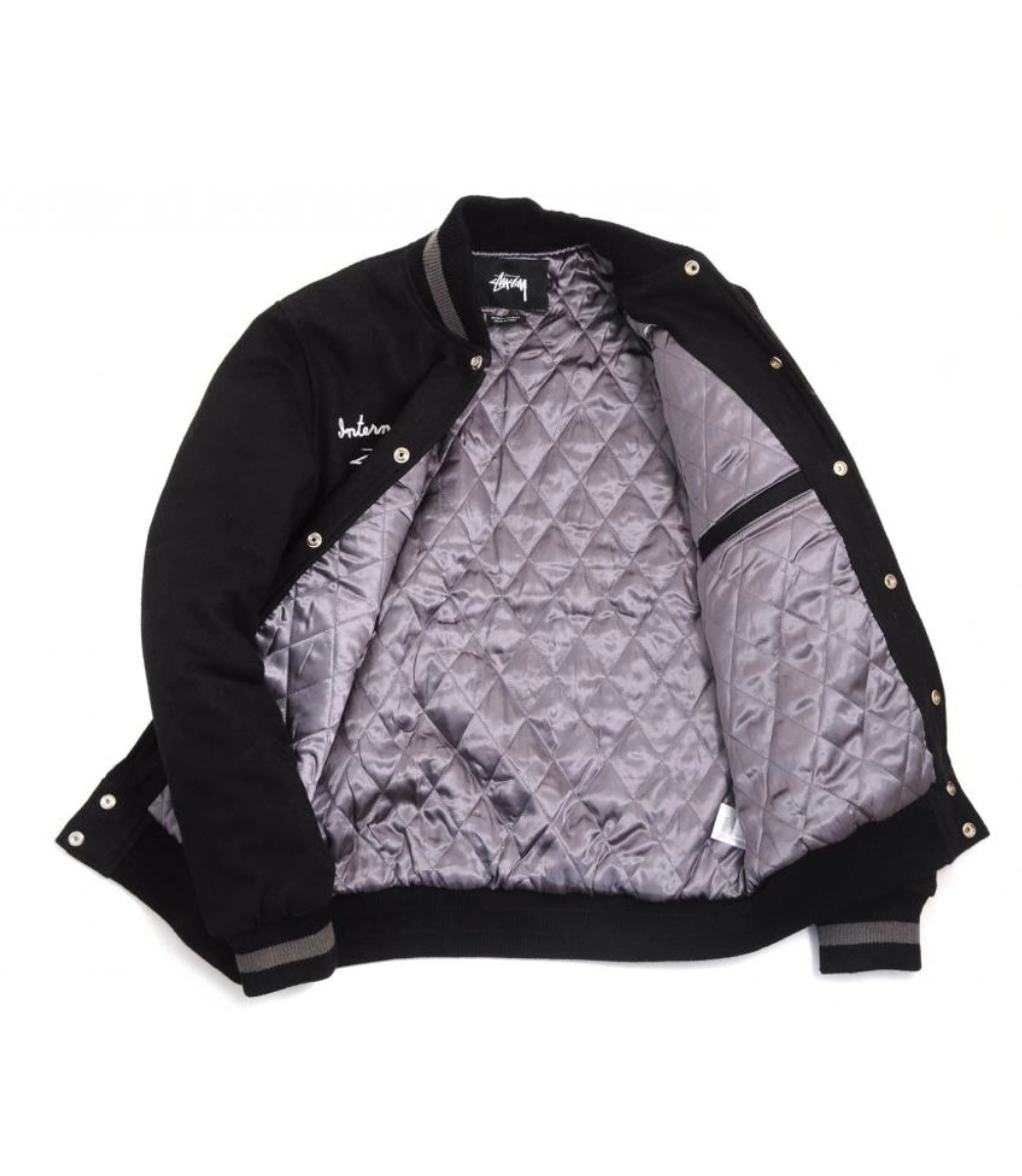 Stussy Big S Varsity Letterman Jacket 11