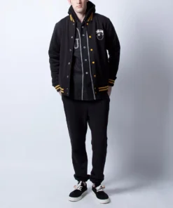 Stussy Black 8-Ball Varsity Letterman Jacket (3)