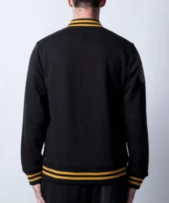 Stussy Black 8-Ball Varsity Letterman Jacket (4)