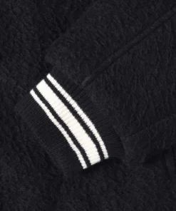 Stussy Black Casentino Wool Varsity Jacket (4)