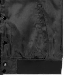 Stussy Black Satin Bomber Jacket (5)