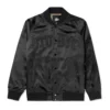Stussy Black Satin Bomber Jacket (6)