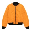 Stüssy Black And Orange Dual-Sided Reversible Bomber Jacket (4)