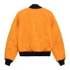 Stüssy Black And Orange Dual-Sided Reversible Bomber Jacket (5)