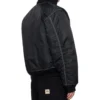 Stüssy Black And Orange Dual-Sided Reversible Bomber Jacket (8)