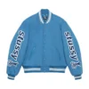 Stussy Blue Varsity Competition Jacket 1