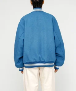 Stussy Blue Varsity Competition Jacket 3