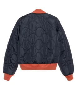 Stussy Built Reversible Bomber Jacket Orange & Black Dual Style 7