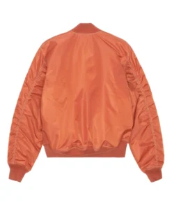 Stussy Built Reversible Bomber Jacket Orange & Black Dual Style 9