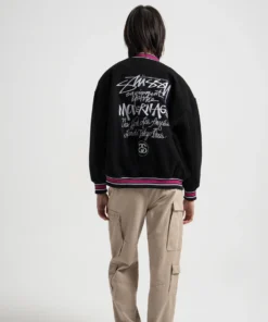 Stussy Global Script Wool Jacket 9