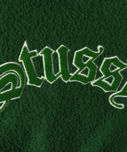 Stussy Green Casentino Wool Varsity Jacket (2)