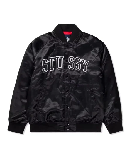 Stussy Lightweight Sport Satin Bomber Jacket 1