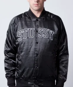 Stussy Lightweight Sport Satin Bomber Jacket 2