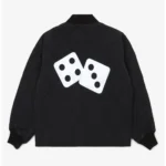 Stussy Men’s Dice Quilted Liner Black Jacket - Stussy Essential