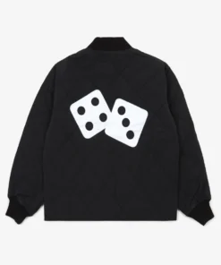 Stussy Men Dice Quilted Liner Black Jacket Stussy Essential 1
