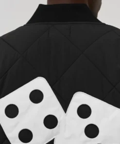 Stussy Men Dice Quilted Liner Black Jacket Stussy Essential 4