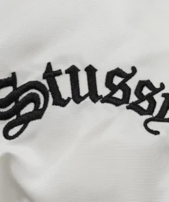Stussy Oversized Gothic S Letterman Jacket (3)
