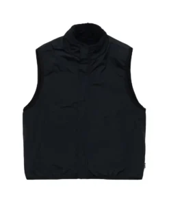 Stussy Reversible Fleece Vest in Black 2