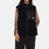 Stussy Reversible Fleece Vest in Black 5