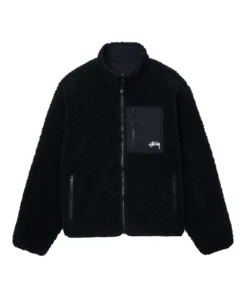 Stussy Reversible Sherpa Fleece Jacket 2