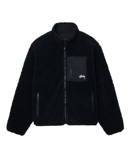 Stussy Reversible Sherpa Fleece Jacket 2