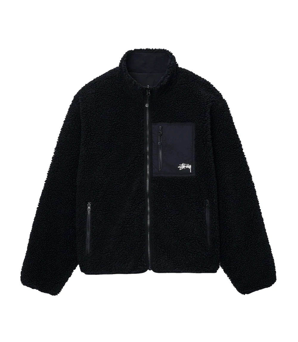 Stussy Reversible Sherpa Fleece Jacket 2