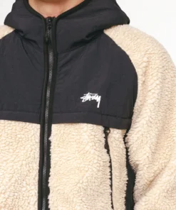 Stussy Sherpa Paneled Hooded Jacket 3